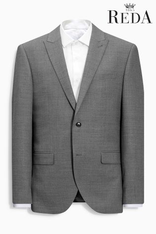 Light Grey Signature Tailored Fit Suit: Jacket